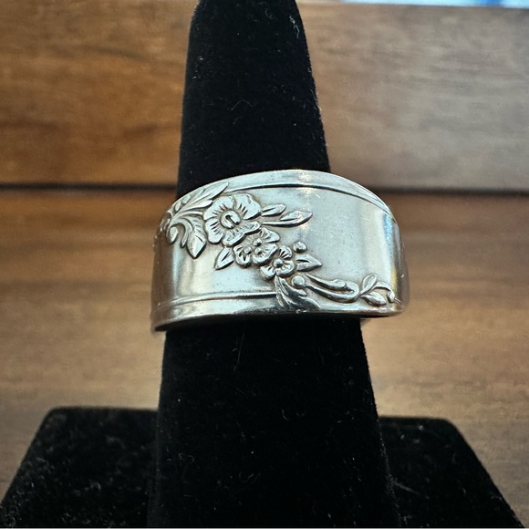 Handmade Spoon Ring - Picture 1 of 14
